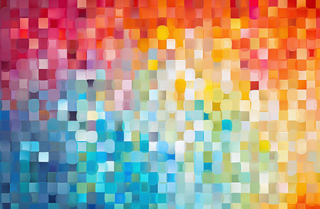 Abstract colorful background with squares. Vector illustration for your graphic design.の素材