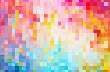 Abstract colorful background with squares. Vector illustration. EPS 10.の素材