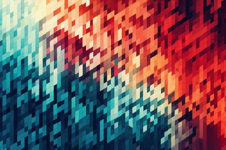 Abstract pixel mosaic background. Vector illustration for your design. EPS 10の素材