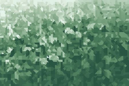 Abstract background of geometric shapes in green colors. Vector illustration for your design.の素材