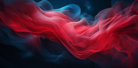 abstract red and blue smoke background, digitally generated image using a softwareの素材