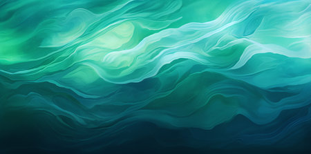 Abstract watercolor background. Blue and green colors. Vector illustration.の素材