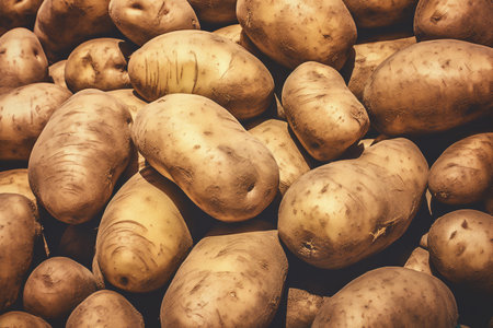 Potatoes background. Potatoes background. Potatoes background. Potatoes backgroundの素材