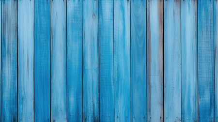 Blue wooden wall background or texture. Old blue wood planks.の素材