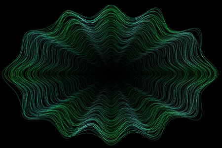 abstract fractal background a computer-generated 2D illustration, textureの写真素材