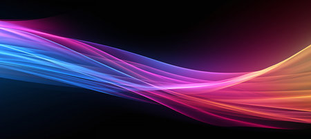 abstract background with rainbow colors and space for text, vector illustrationの素材