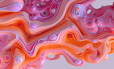 3d illustration of colorful abstract background with marble pattern,digital art works.の素材