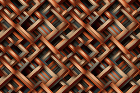 Abstract 3d rendering of chaotic geometric shapes. Futuristic background design.の素材
