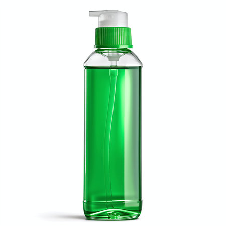 Bottle of liquid soap on a white background. 3d illustrationの素材