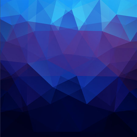 Blue abstract geometric triangle background
