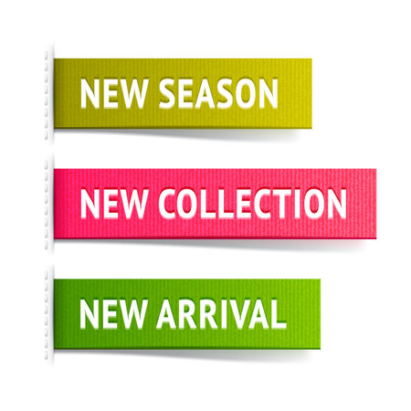 New fabric label setのイラスト素材