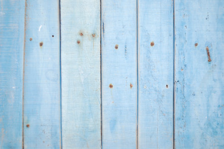 Pale blue pastel colored wood backgroundの写真素材