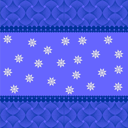 Abstract background with christmas starsのイラスト素材