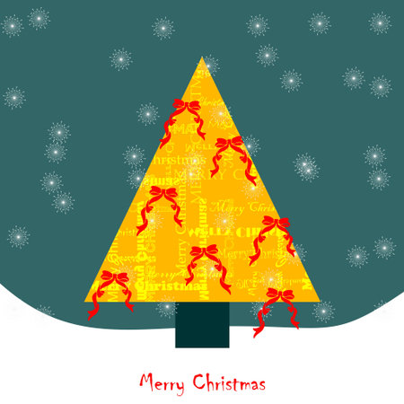 Merry Christmas Greeting cardの写真素材