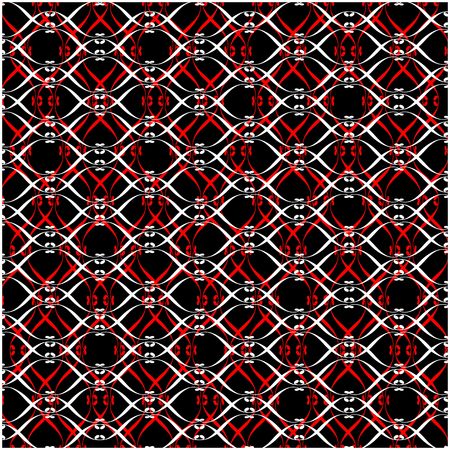 Lacy ornament seamless pattern illustration.のイラスト素材