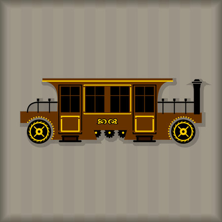 vector image set Steampunk design elementsのイラスト素材