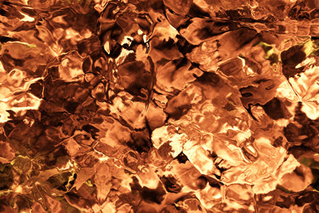 Abstract structure of brown glassの写真素材