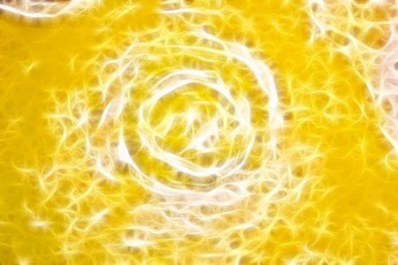 Abstract background with a sun symbolの写真素材