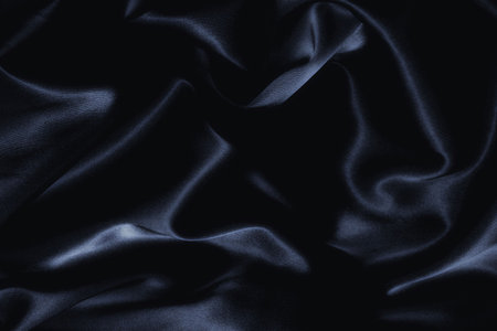 exture of  black silkの写真素材
