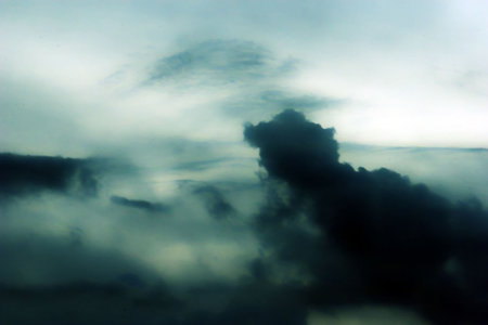 Background with a storm clouds