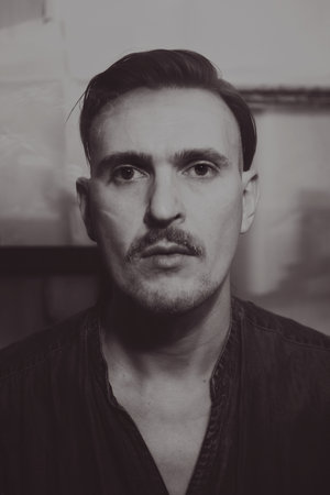 Portrait of Caucasian middle-aged men close upの写真素材