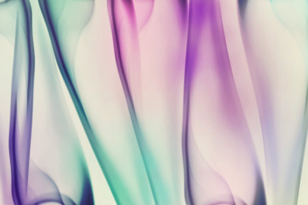 Abstract background with colorful smoke closeupの写真素材
