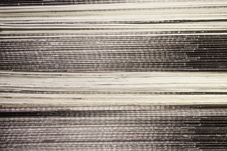 Texture with magazine pages macroの写真素材