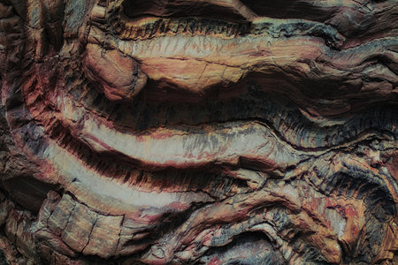 The texture of the rock breaking closeupの写真素材