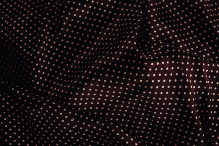 Texture of silk fabric with polka dotsの写真素材