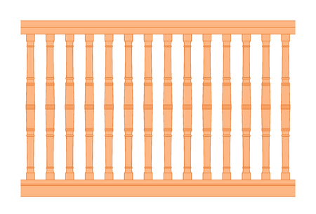 seamless vintage railingのイラスト素材