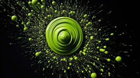 3d rendering of abstract geometric composition,digital artwork for creative graphic design.の素材