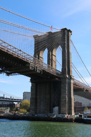 oldest bridge across river, USAの写真素材