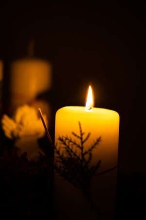 advent candleの写真素材