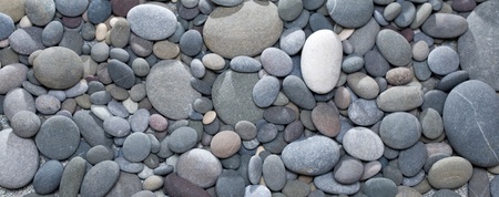 abstract background with round peeble stonesの写真素材