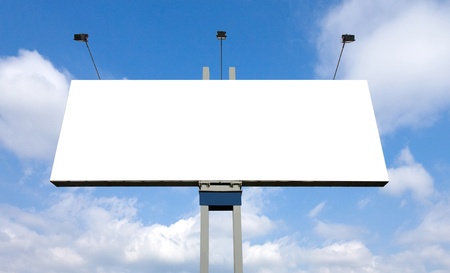 Huge billboard with clear spaceの写真素材