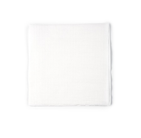 Paper Napkin on white backgroundの写真素材