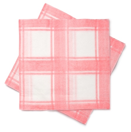 White tissue paper on white backgroundの写真素材
