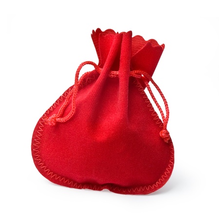 gift bag Isolated on white backgroundの写真素材