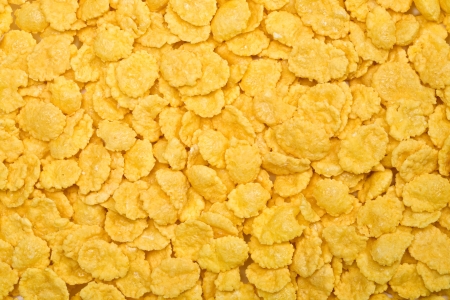 cornflakes  close up backgroundの写真素材