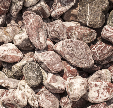 background of small construction stonesの写真素材
