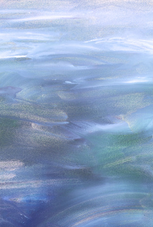 abstract painted background in blue colorsの写真素材