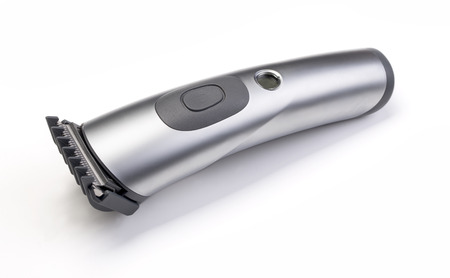 cordless machine for a hairstyle on a white background