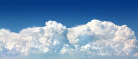 sky with big cloud single beautiful, blue sky big clouds white