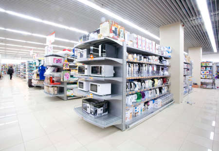 Moldova, Chisinau - April 06, 2011: Shopping center "N1" on april 06, 2011 in Chisinau,Moldova. "N1" is one of the largest Moldavian companiesのeditorial素材