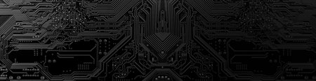 Circuit board. Electronic computer hardware technology. Motherboard digital chip. Computer...