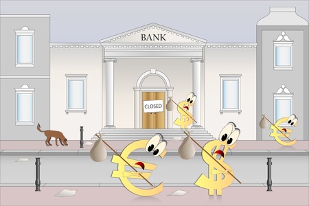 Bank holidayのイラスト素材