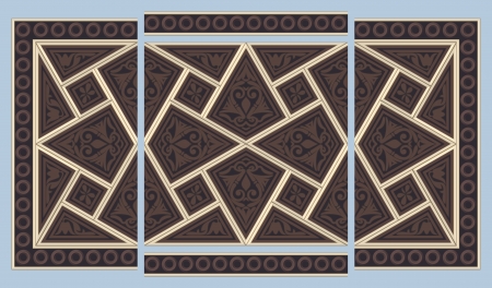 Syrian seamless ornamentのイラスト素材