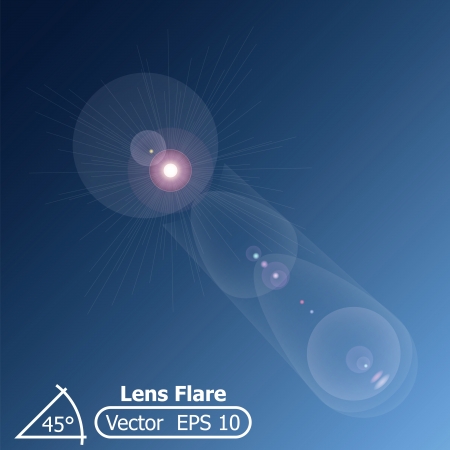 Lens flareのイラスト素材