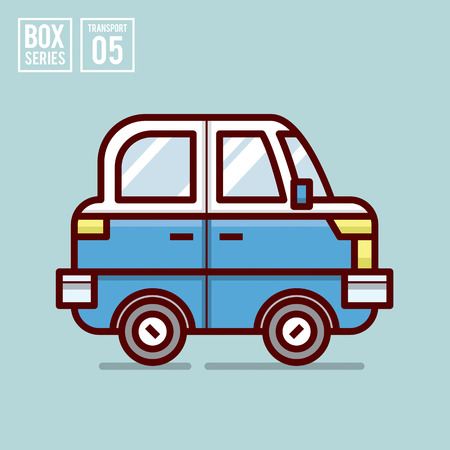 transport illustration for website, publication, info graphic, etc.のイラスト素材