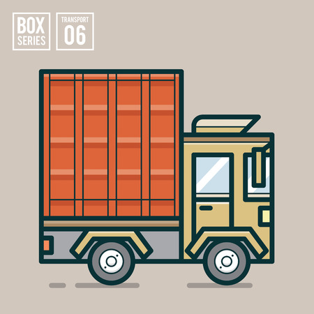 transport illustration for website, publication, info graphic, etc.のイラスト素材